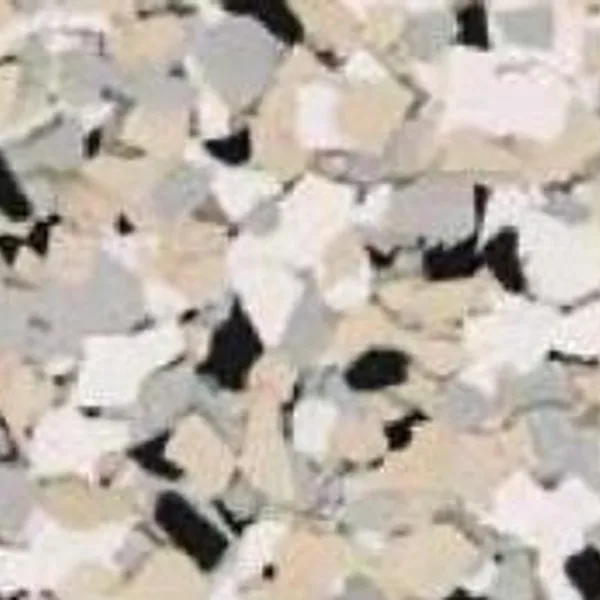 Cabin Fever decorative flake floor finish