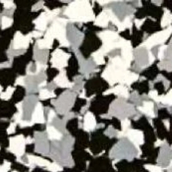 Domino decorative flake floor finish
