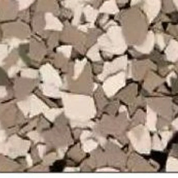 Safari decorative flake floor finish