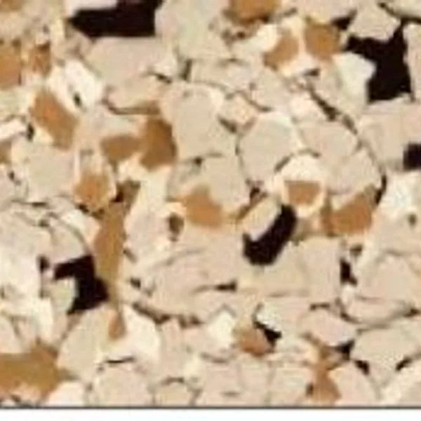 Shoreline decorative flake floor finish